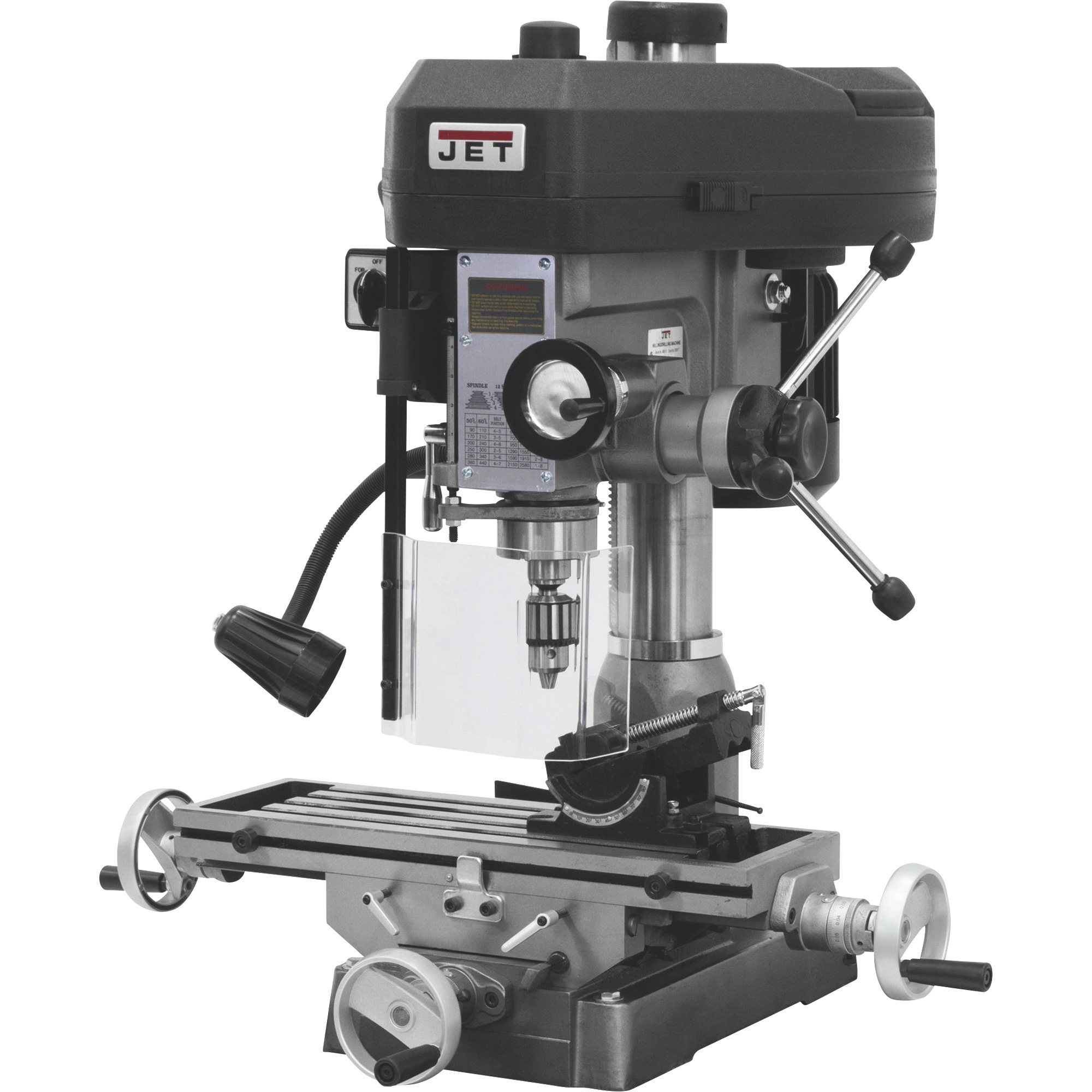 JET Milling/Drilling Machine, 18in., 2 HP, 230V, Model# JMD-18